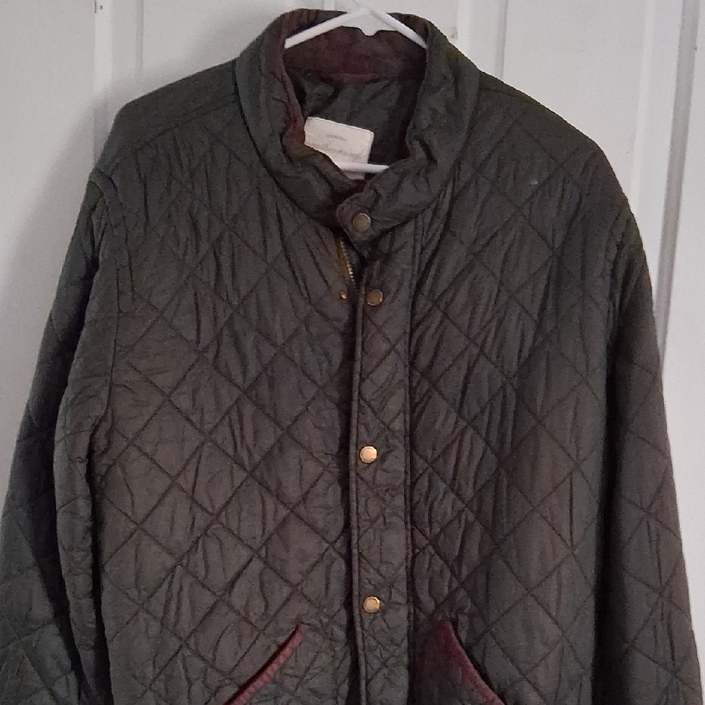 Weatherproof Quilted Olive Jacket